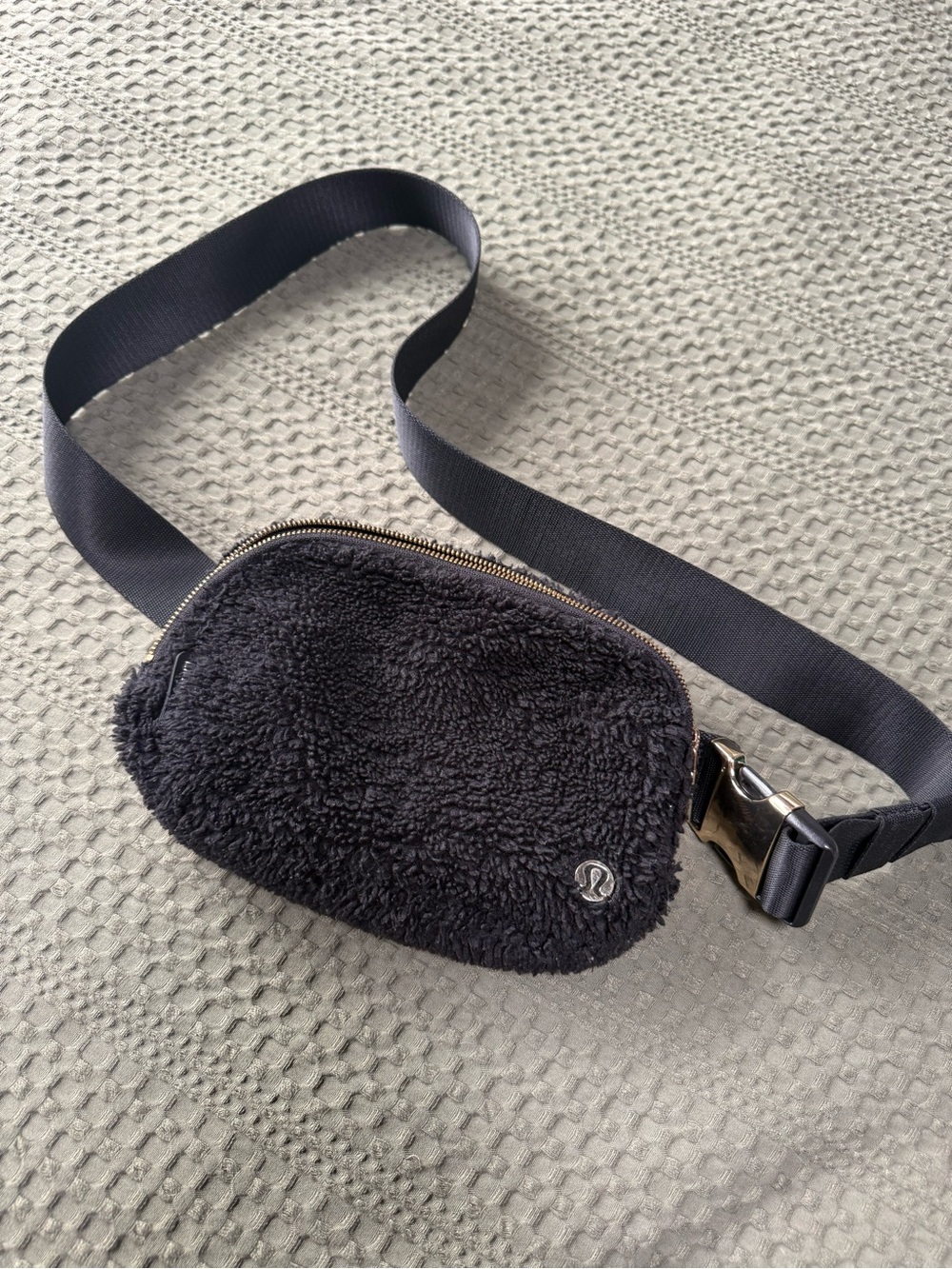 Lululemon Black Sherpa Crossbody Bag